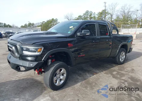 2019 Ram 1500 Rebel 4X4 6'4 Box from USA, damaged, VIN 1C6SRFETXKN671421